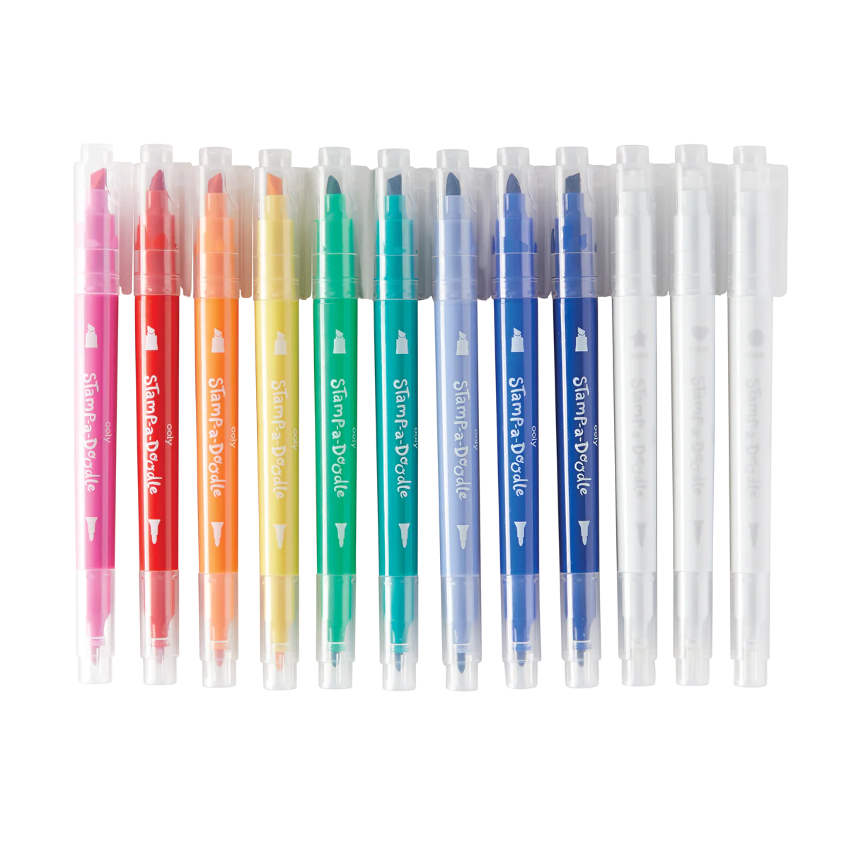 Stamp-A-Doodle Double-Ended Markers - Set of 12