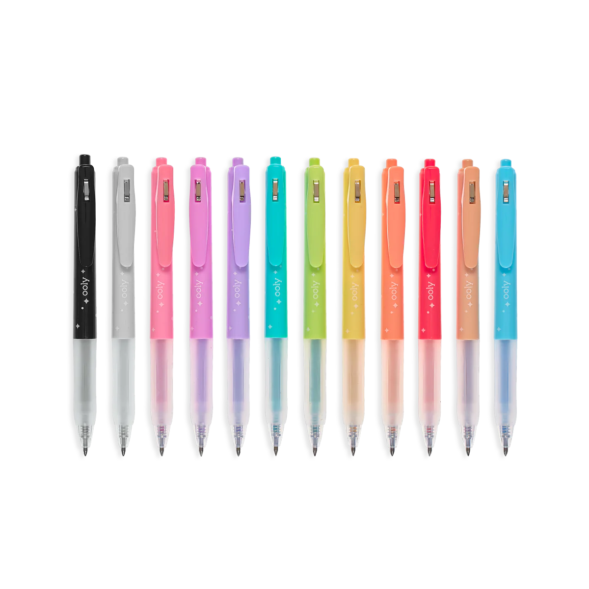 Oh My Glitter! Retractable Gel Pens - Set of 12