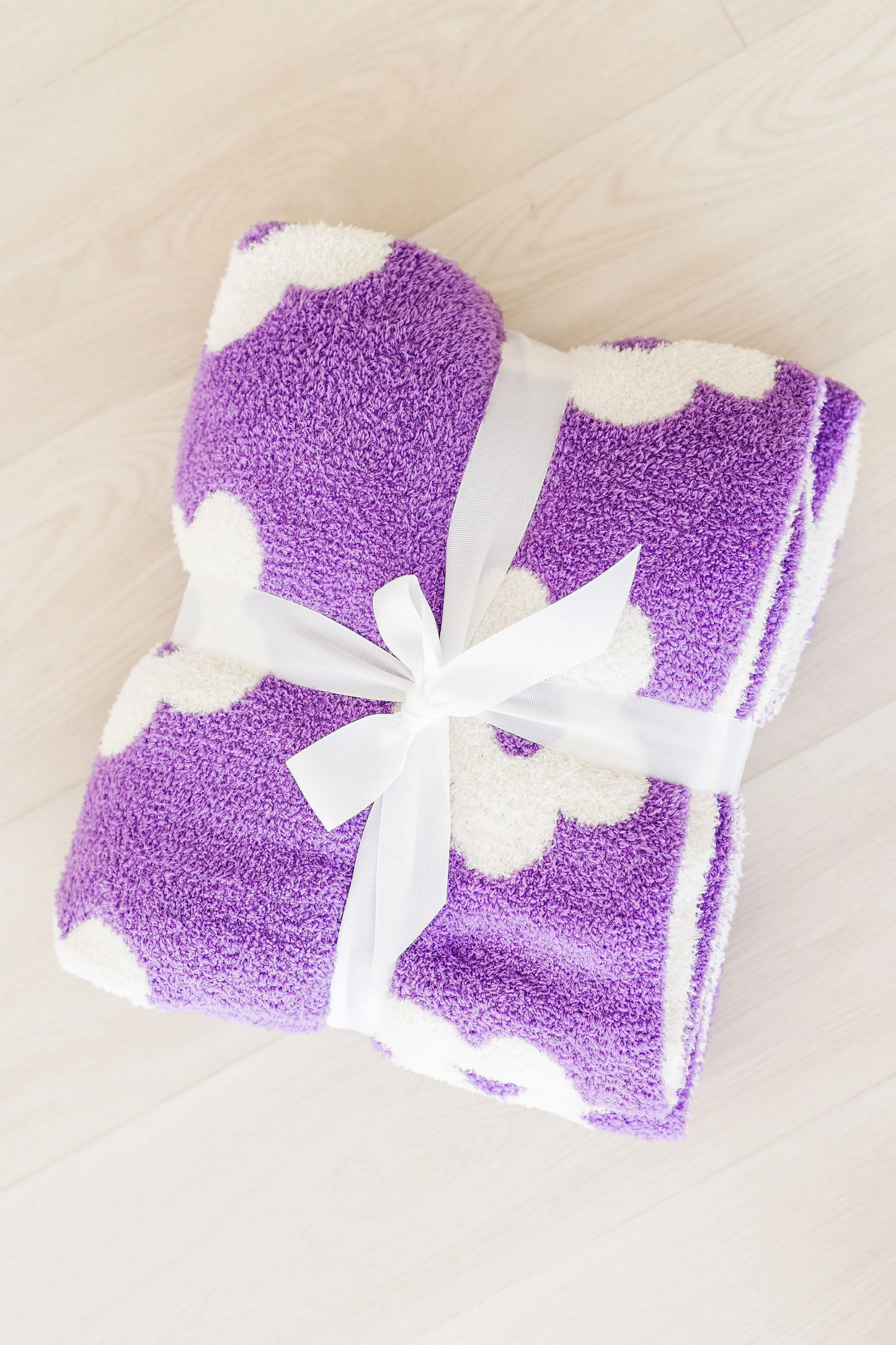 Lilac / Coconut Flower Cozy Blanket