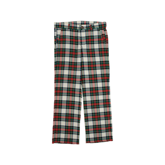 Prep School Pants, Aiken Place Plaid with Nantucket Navy Stork