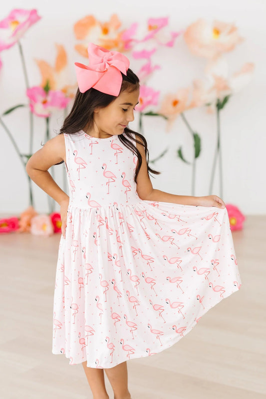 Pink Paradise Tank Twirl Dress