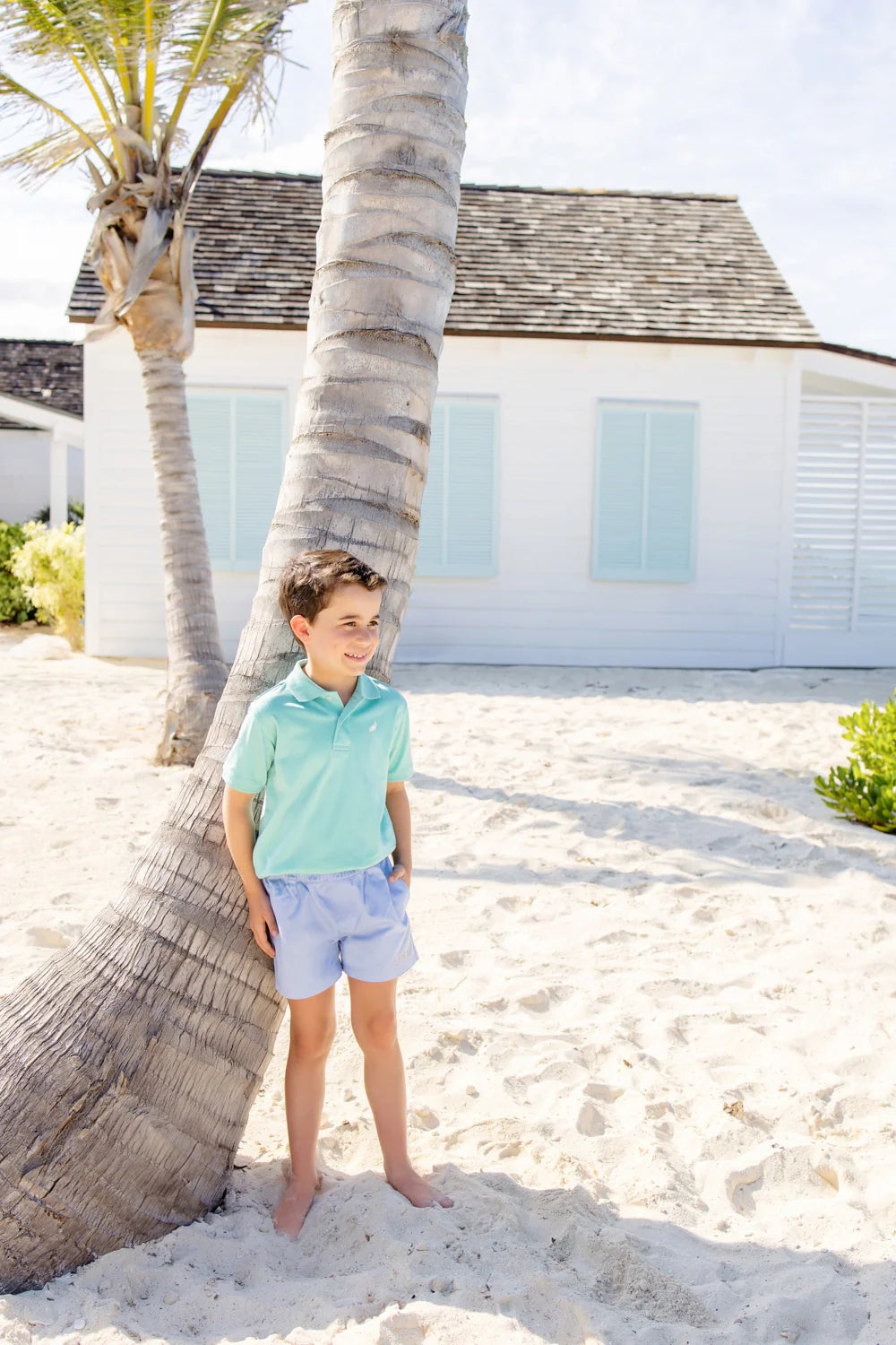 Sheffield Shorts (Twill), Beale Street Blue with Worth Avenue White Stork