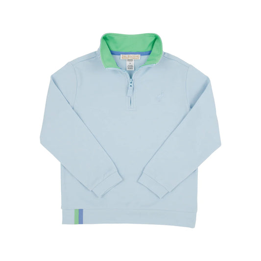 Prepletic™ Hayword Half-Zip (Unisex), Buckhead Blue with Buckhead Blue Stork