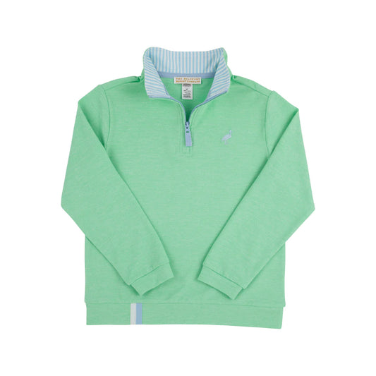 Prepletic™ Hayword Half-Zip (Unisex), Grace Bay Green with Beale Street Blue Stork