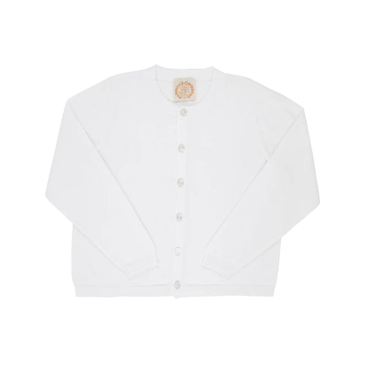 Cambridge Cardigan (Unisex), Worth Avenue White