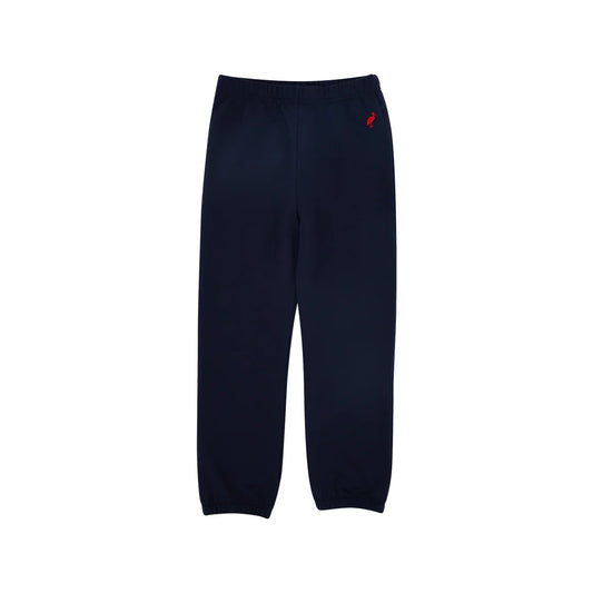 Gates Sweeney Sweatpants, Nantucket Navy with Richmond Red Stork