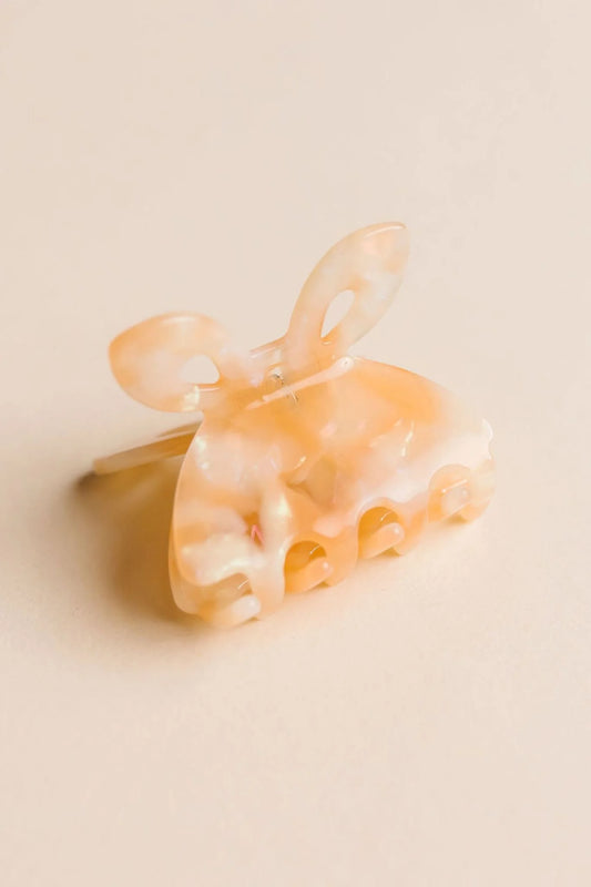 Butterfly Claw Clip, Peach