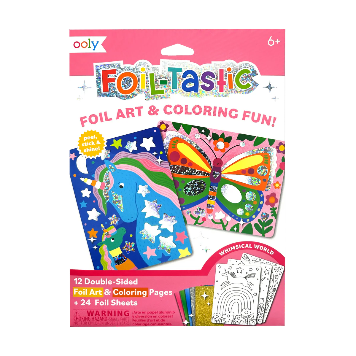 Foil-tastic Foil Art & Coloring Set - Whimsical World