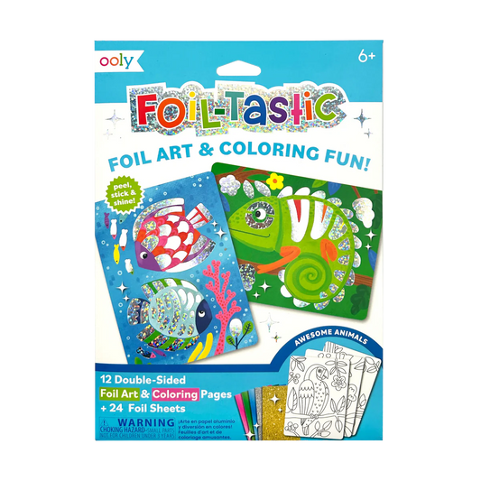 Foil-tastic Foil Art & Coloring Set - Awesome Animals