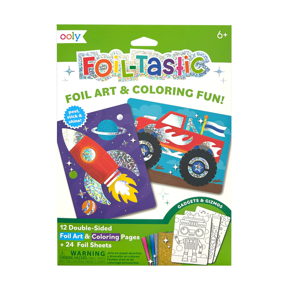 Foil-tastic Foil Art & Coloring Set - Gadgets & Gizmos