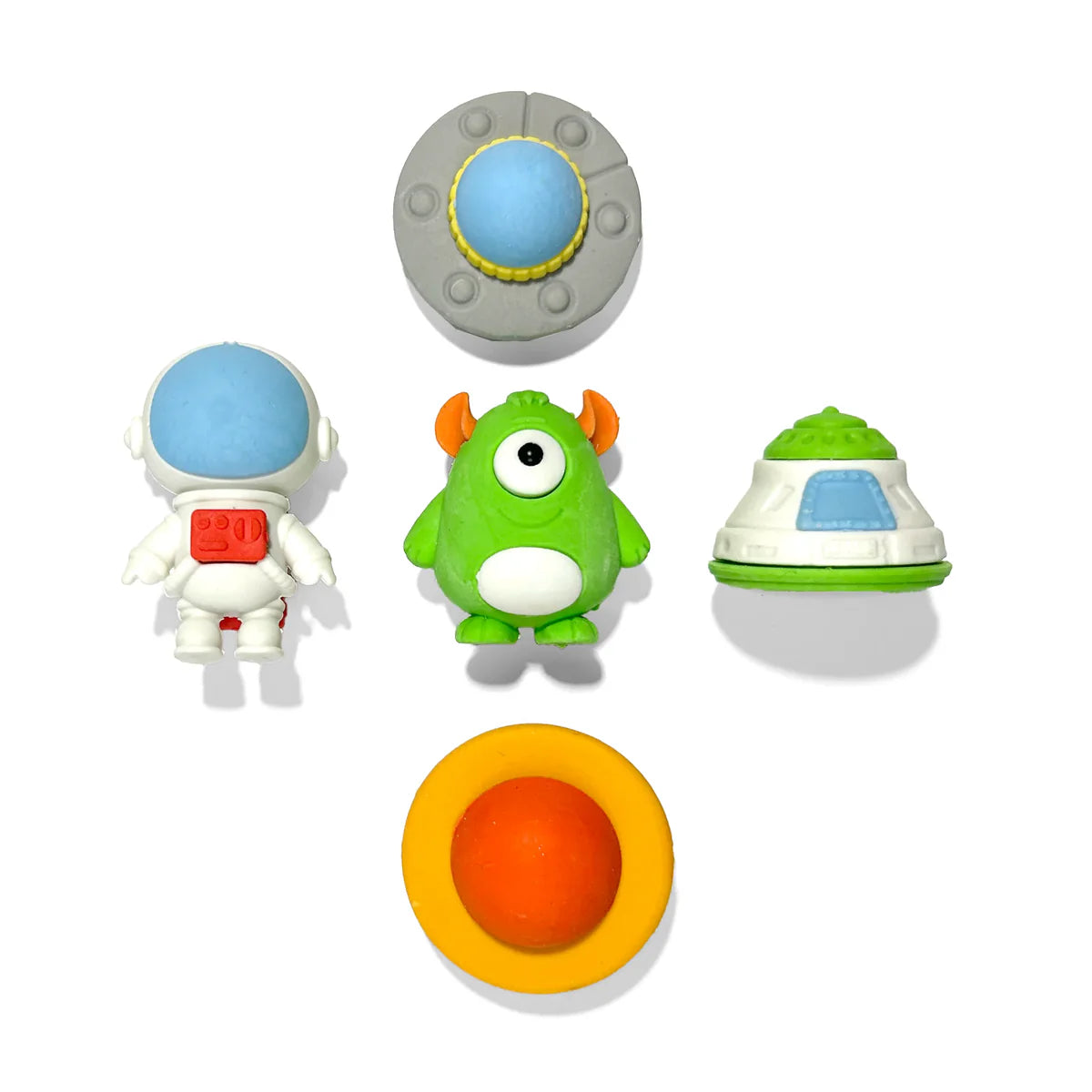 Outta This World Scented Puzzle Erasers - Set of 5