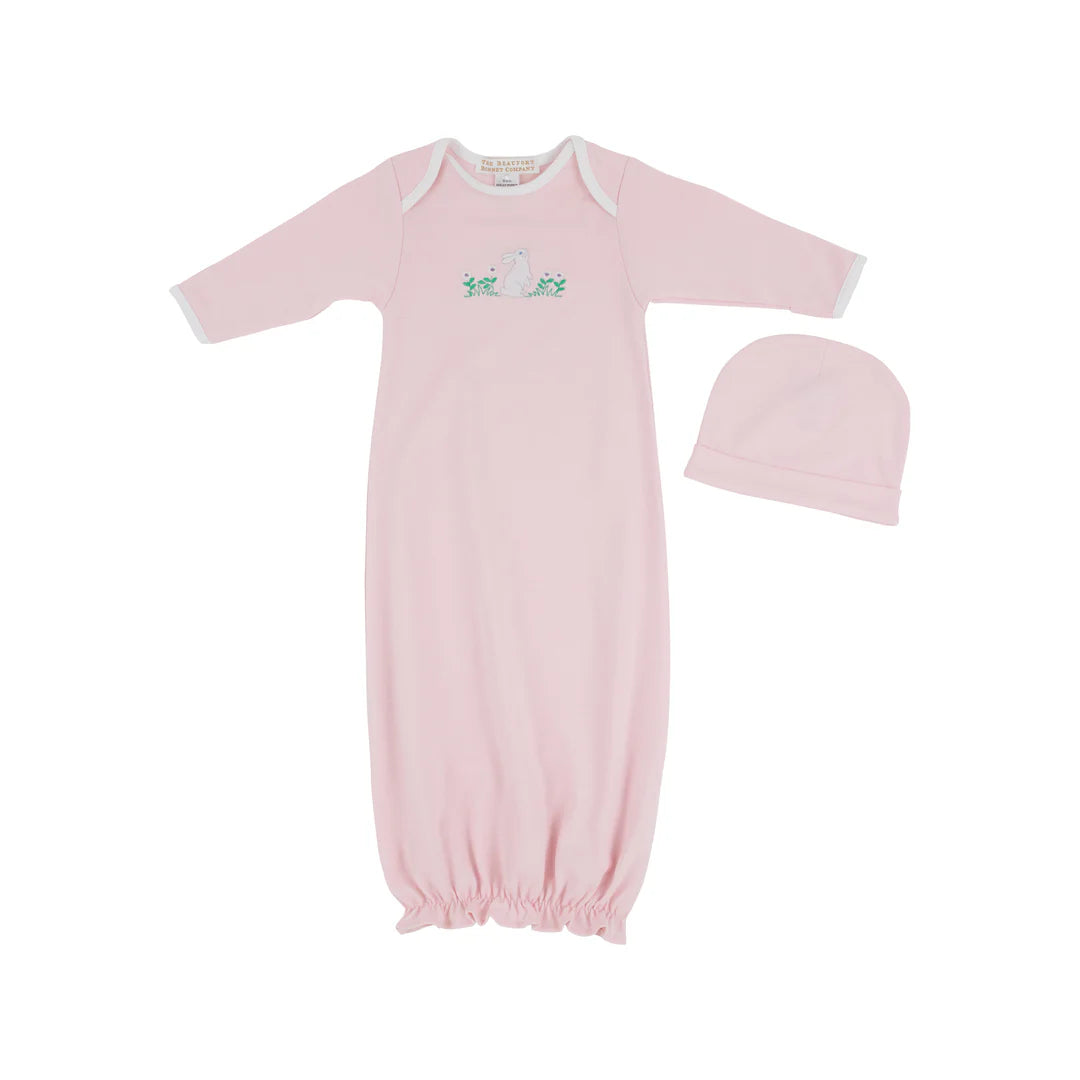 Adorable Everyday Set, Palm Beach Pink with Bunny Embroidery