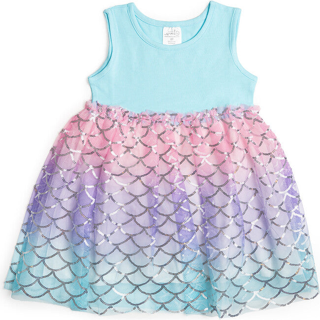 SPARKLING MERMAID TANK TUTU DRESS