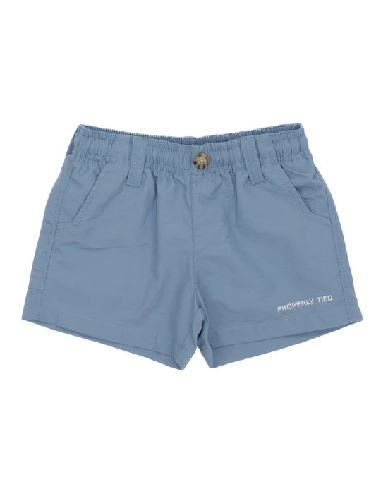 Boys Mallard Short, Stone Blue