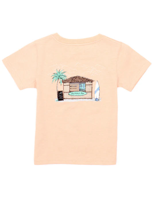 Boys Surf Shack SS Shirt, Melon