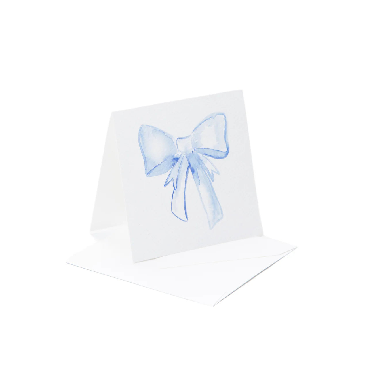 Blue Bow Enclosure Card