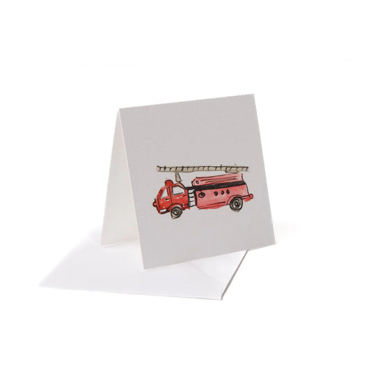 Firetruck Enclosure Card