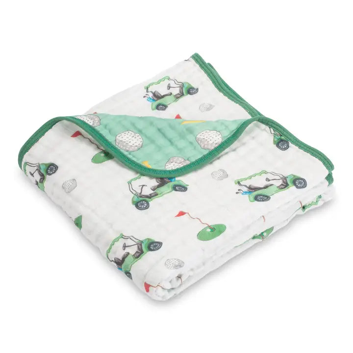 Cotton Muslin Golf A Round Quilt