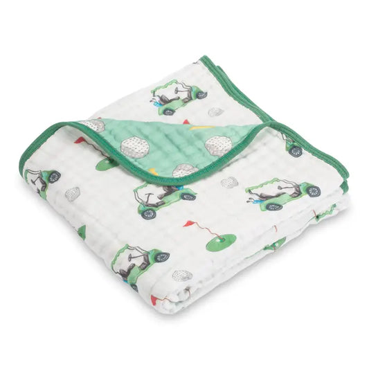 Cotton Muslin Golf A Round Quilt