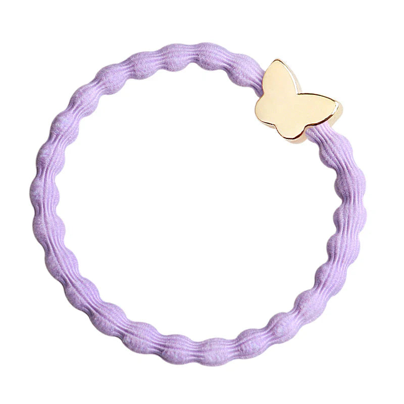 Bangle Band, Gold Butterfly, Lavender