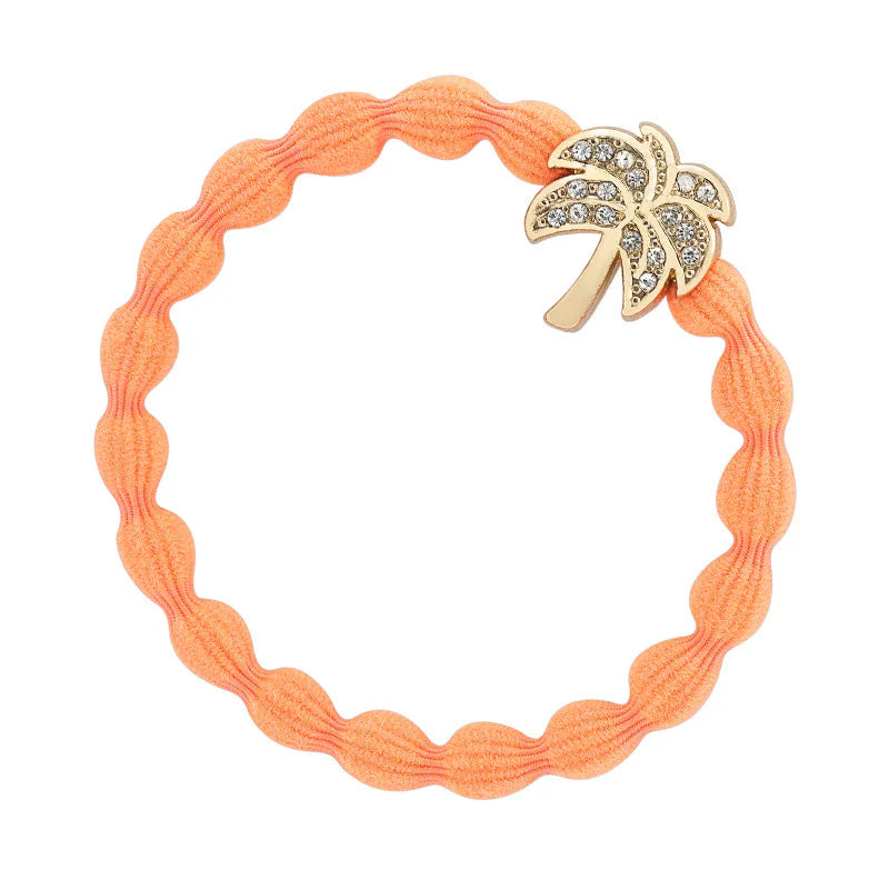 Bangle Band, Palm Tree, Neon Orange