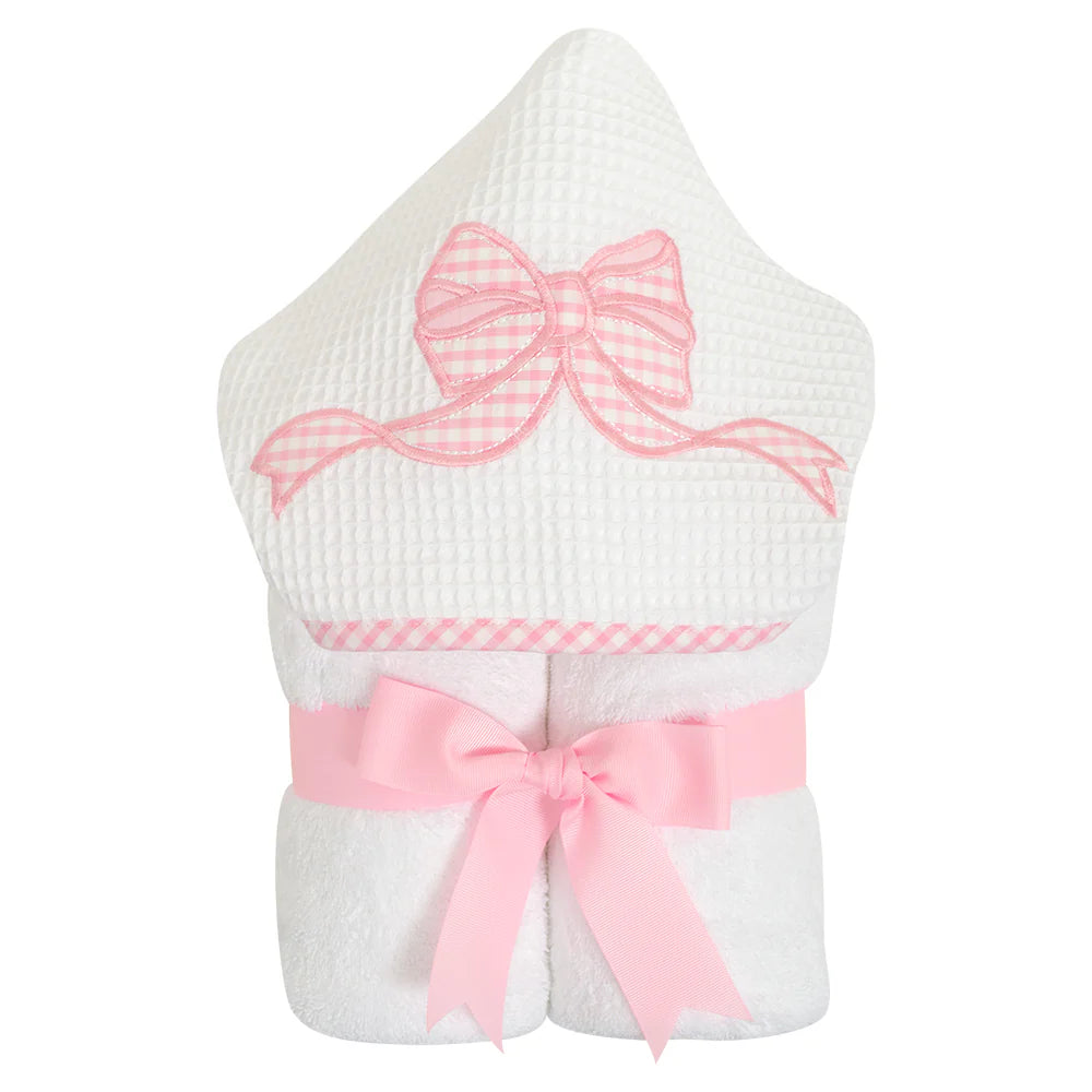 Pink Bow Everykid Hooded Towel