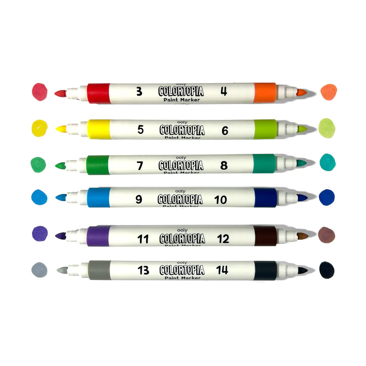 Colortopia Color By Number Paint Marker Kit - Epic Adventures