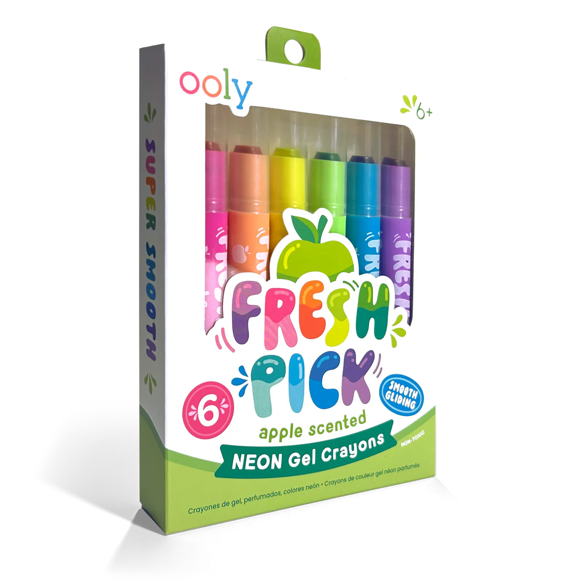 Fresh Pick Apple Scented Gel Crayons - Set of 6