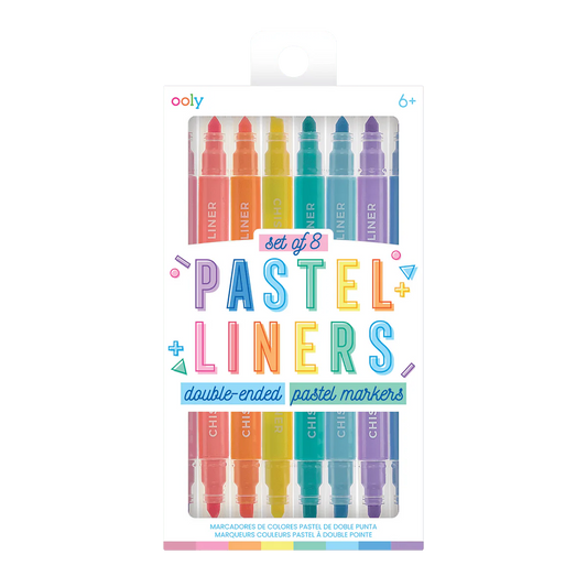 Pastel Liners Dual Tip Markers