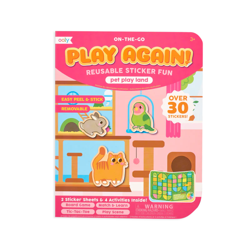 Play Again! Mini On-The-Go Activity Kit - Pet Play Land