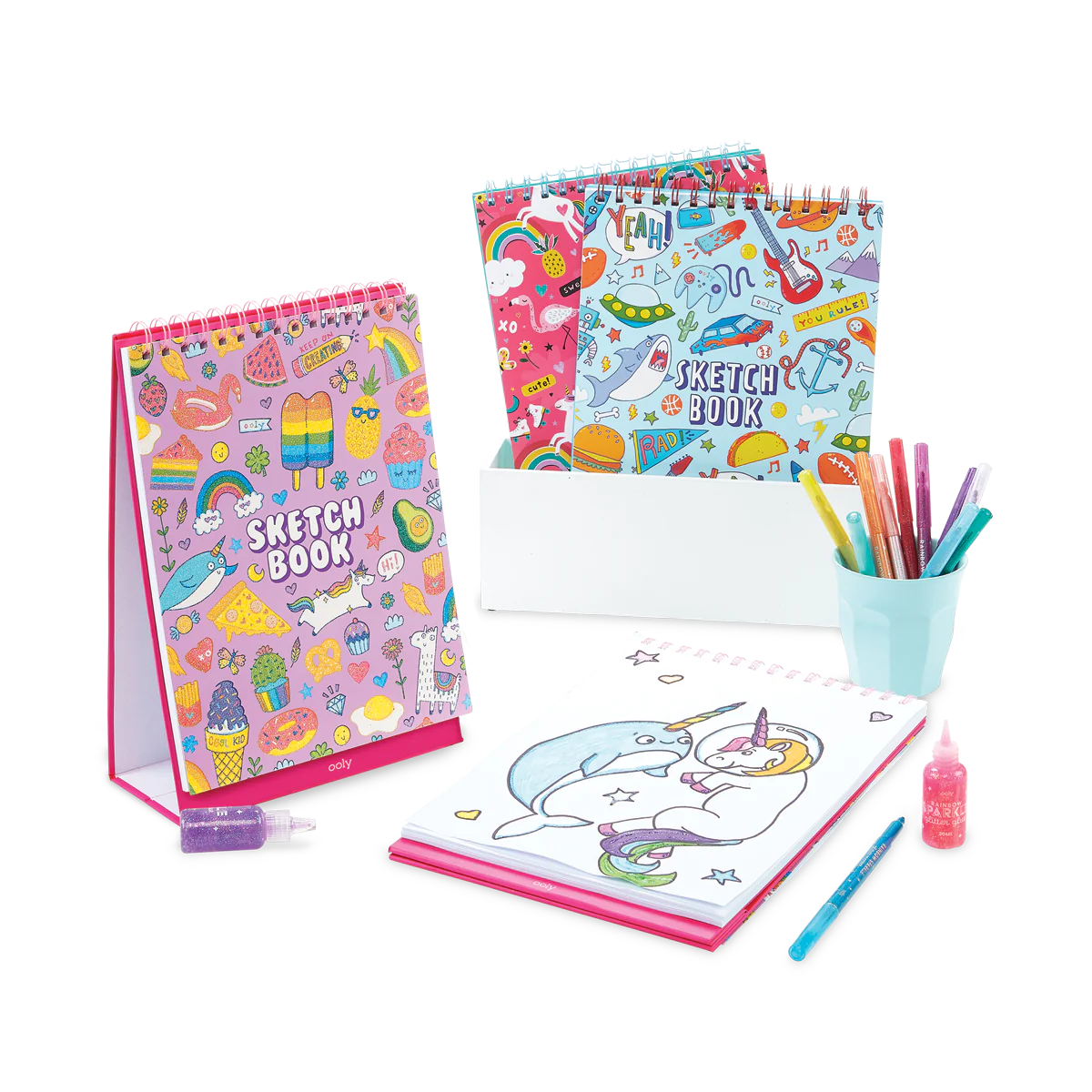 Sketch & Show Standing Sketchbook - Cute Doodle World