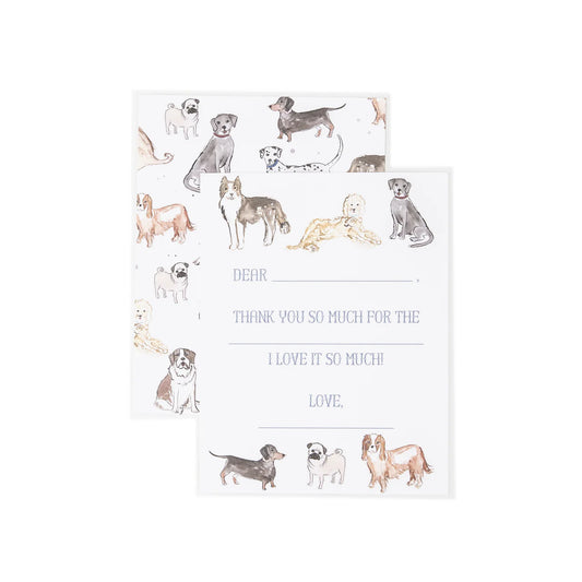 Children's "Puppy Dog" Thank You Notecards