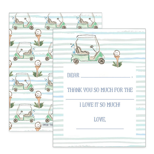 Children's Golf Thank You Notecards