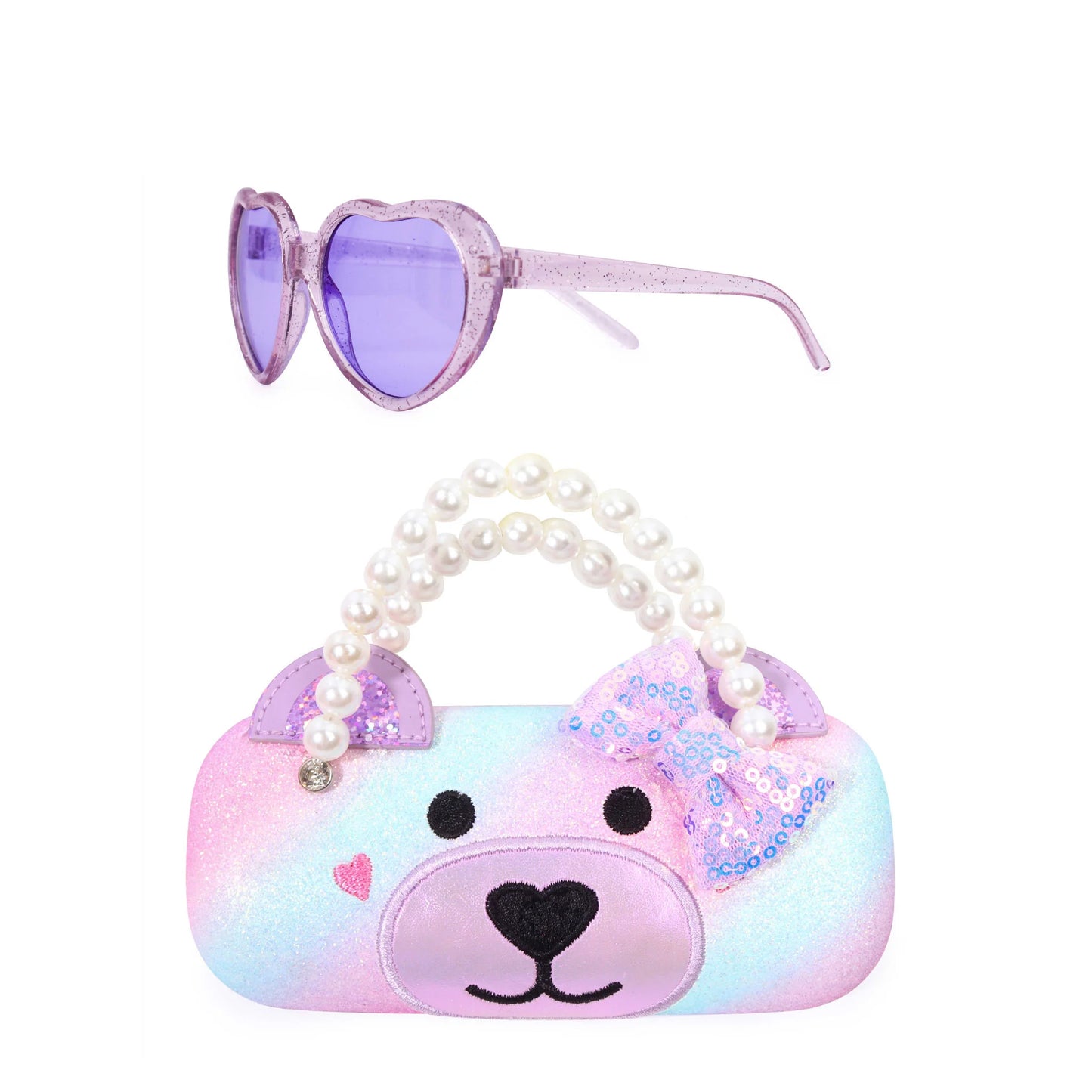 Miss Winny Glitter Sunglasses and Case