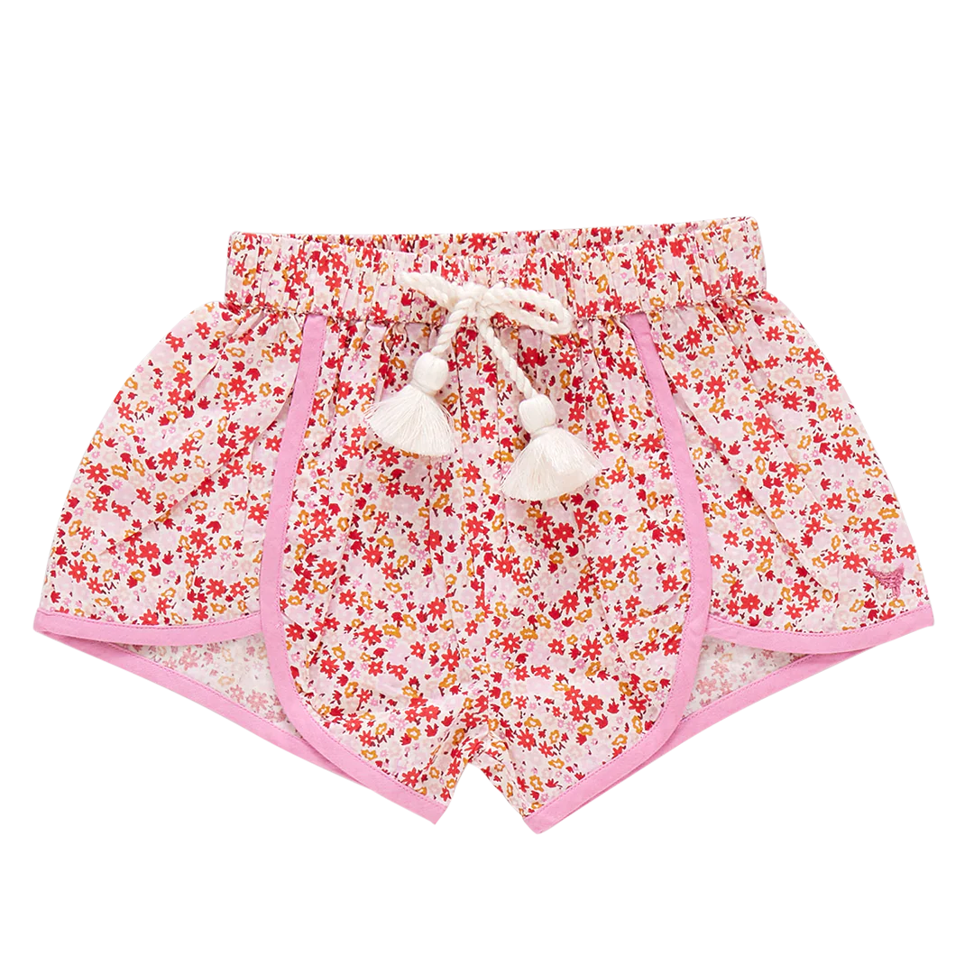 Girls Millie Short - Pink Mini Ditsy