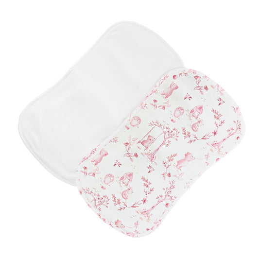 Toile De Juoy Printed Burp Cloth Set