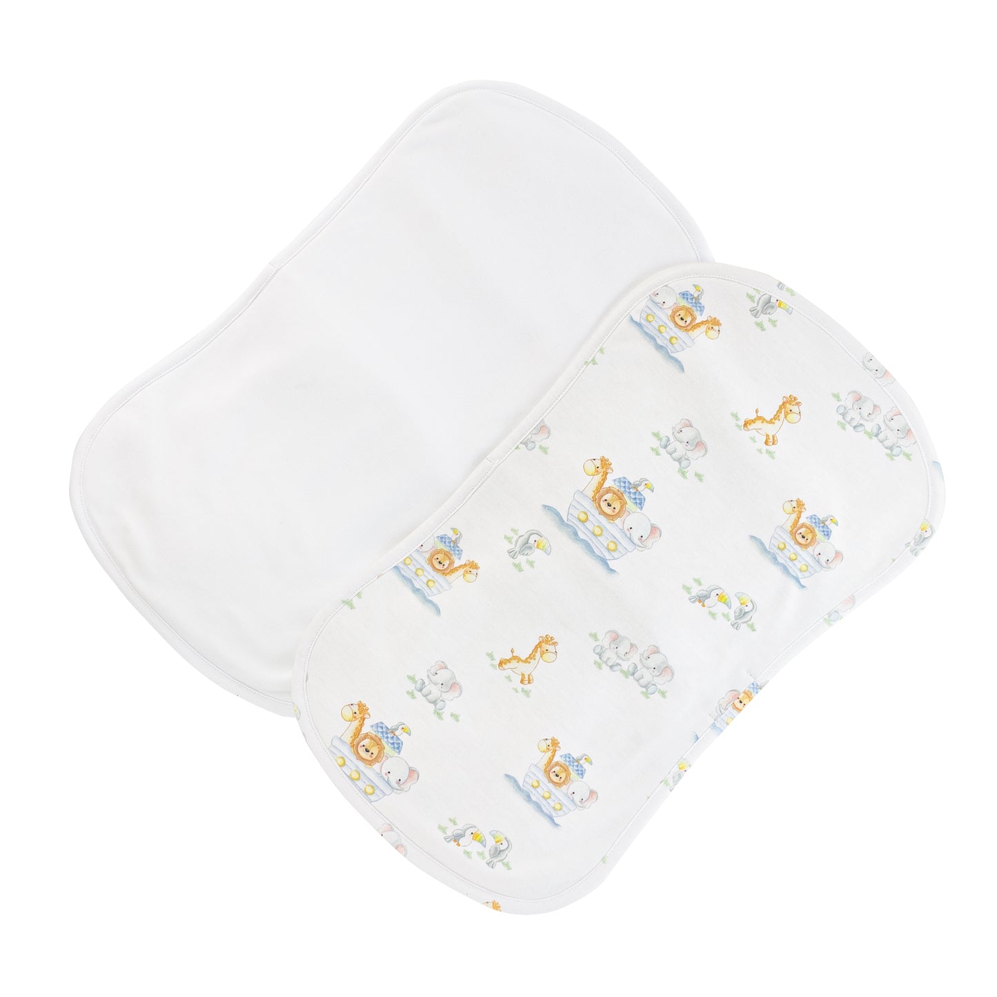 Noah’s Ark Printed Burp Cloth Set