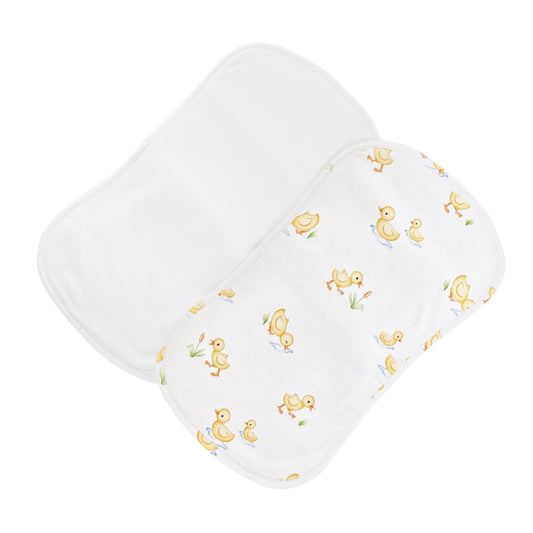 Baby Duckies Printed Burp Cloth Set