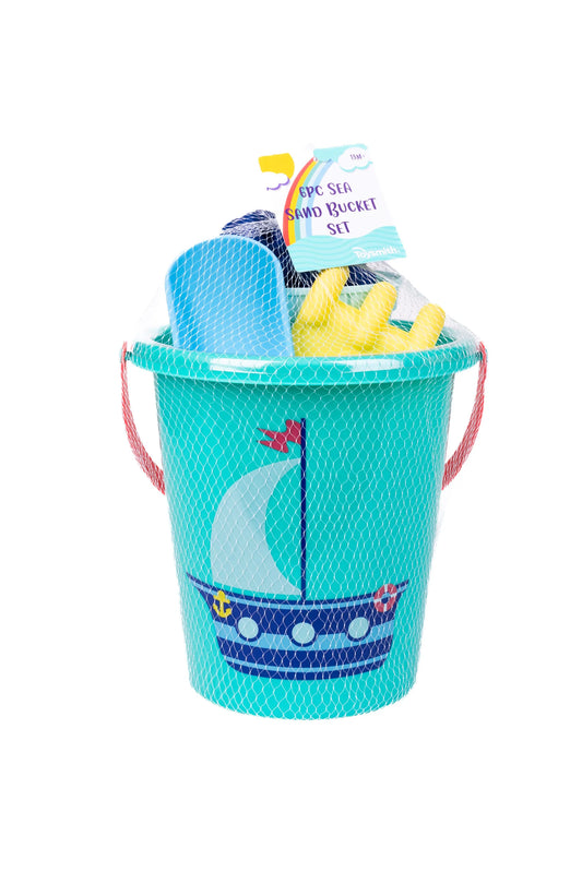 6pc Set Ship Sand Bucket Set