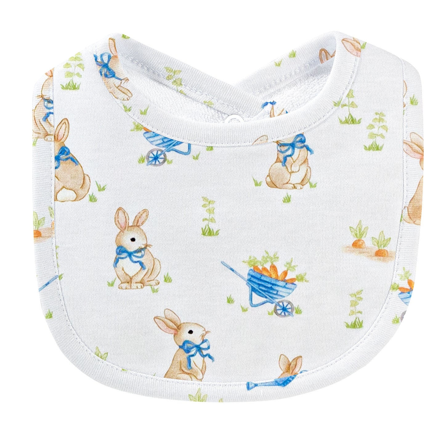 Bunny’s Garden Printed Bib