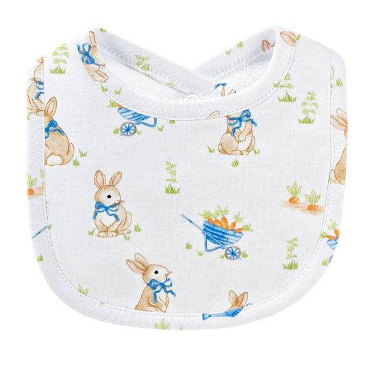 Bunny’s Garden Printed Bib