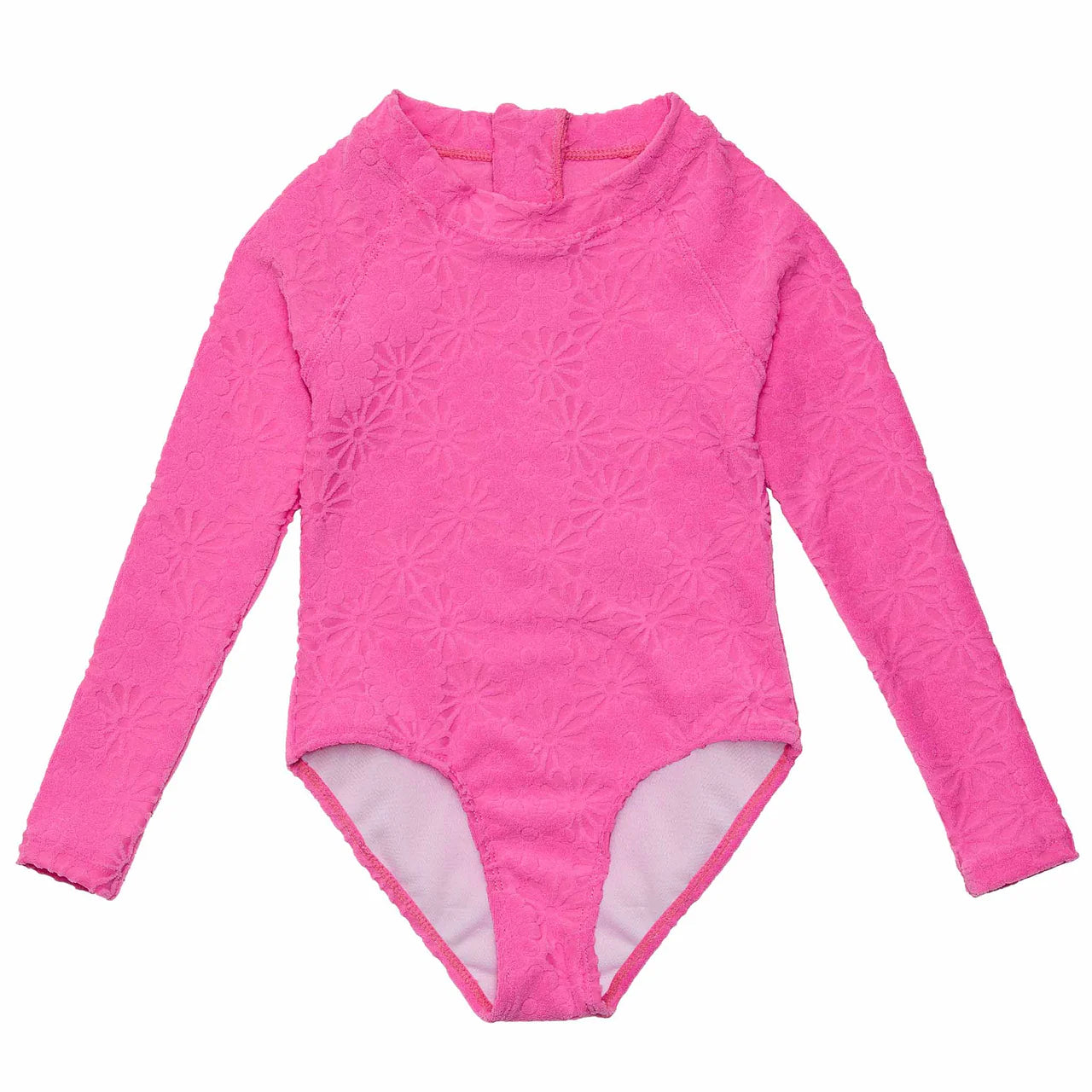 Bubblegum Bloom LS Surf Suit