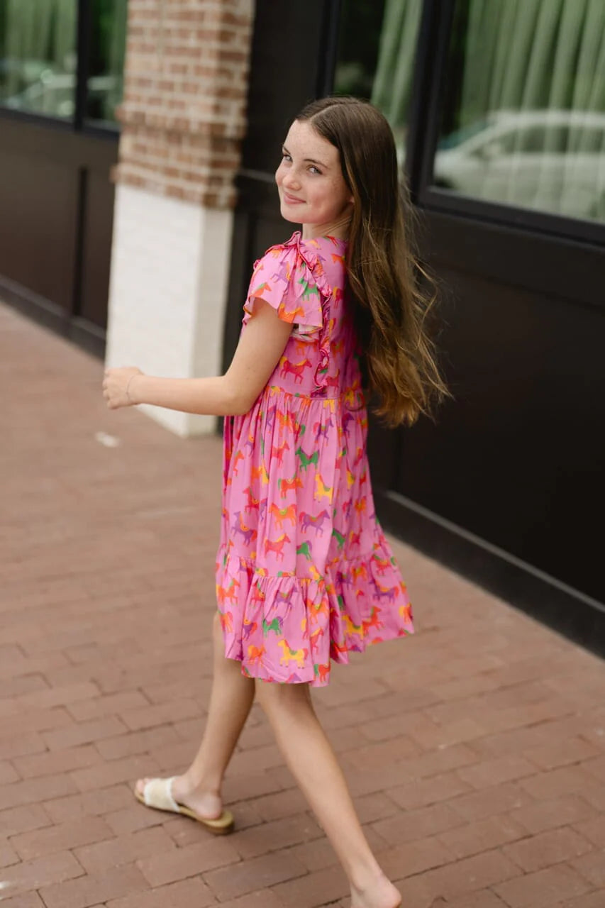 Girls Kelly Dress, Pink