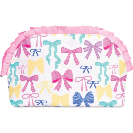 Pretty Bows Oval Cosmetic Bag