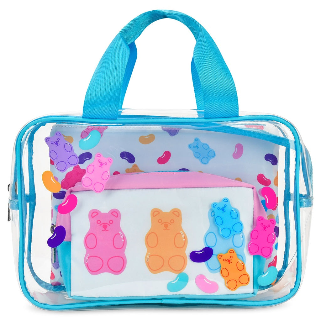 Jelly Bears Cosmetic Bag Trio