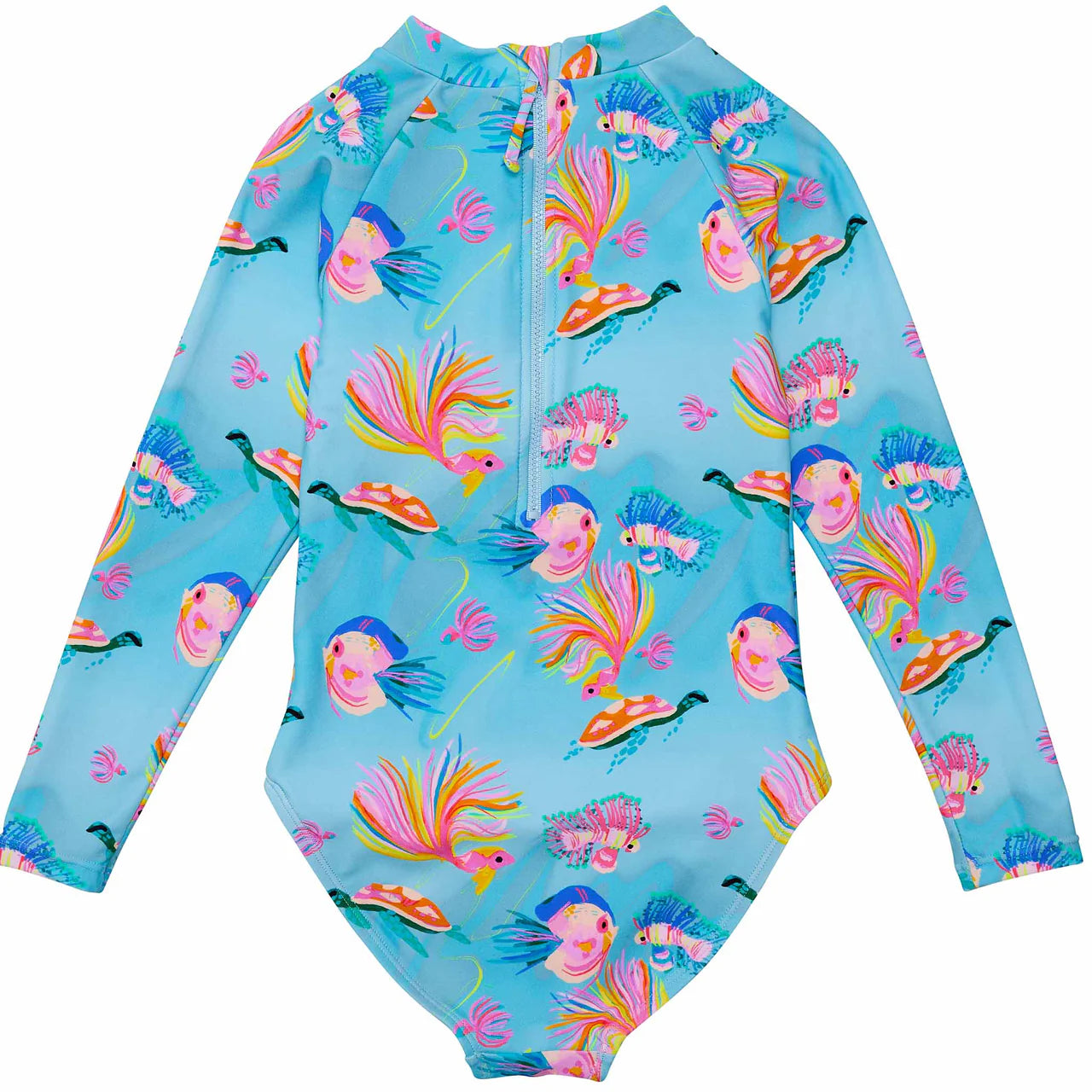 Kaleido Fish Sustainable LS Surf Suit