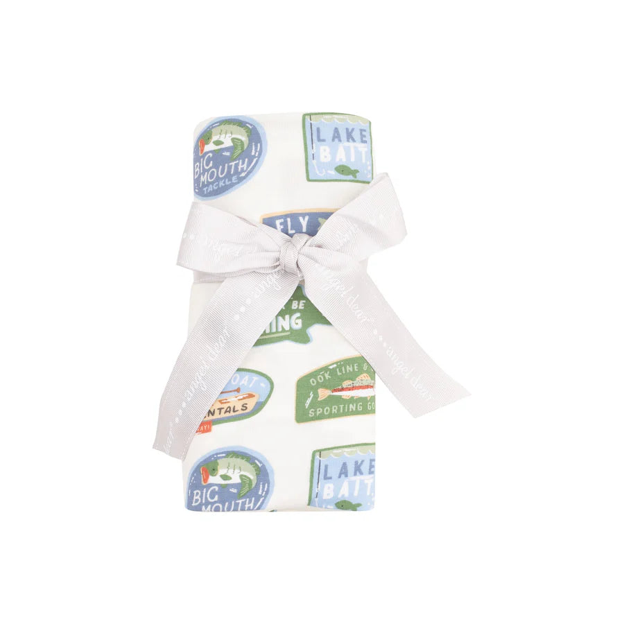 Swaddle Blanket, Bait Shop Signage