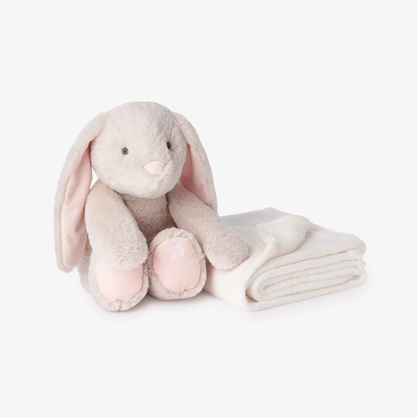 Bunny Bedtime Huggie Plush Toy with Blanket