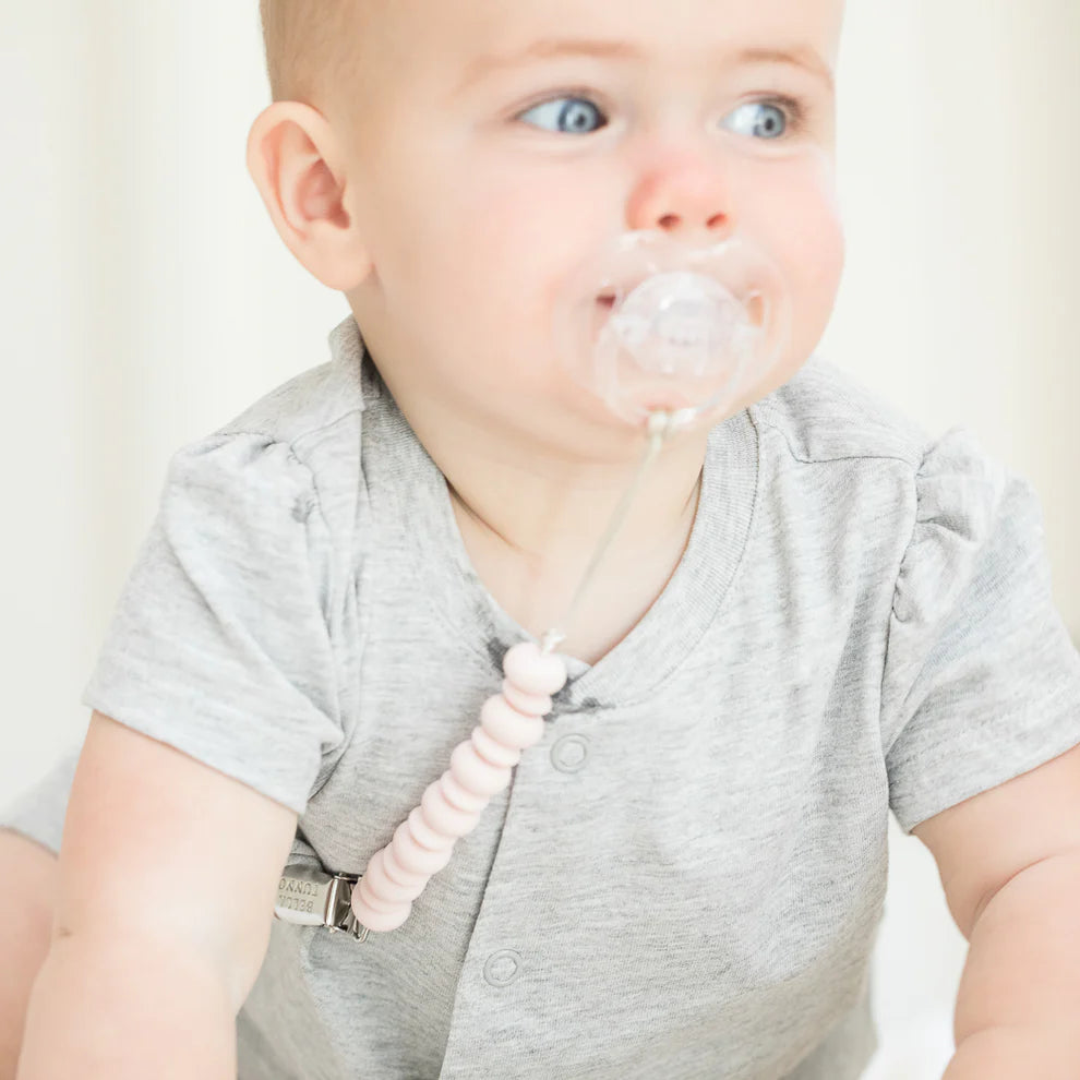 Light Pink Pacifier Clip