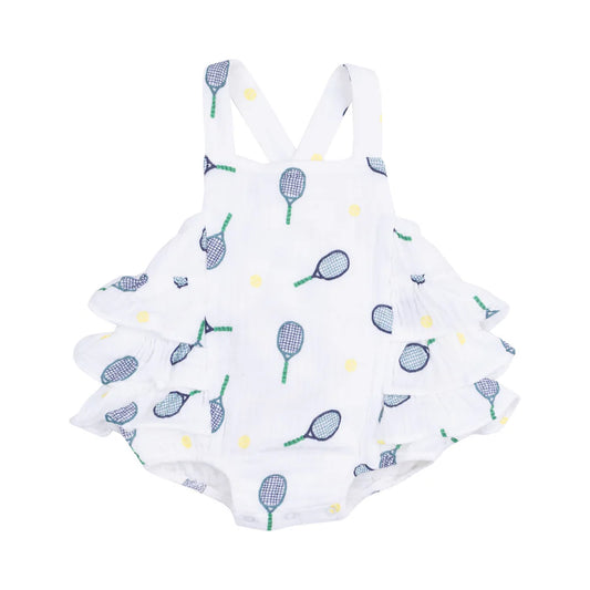 RUFFLE SUNSUIT - TENNIS